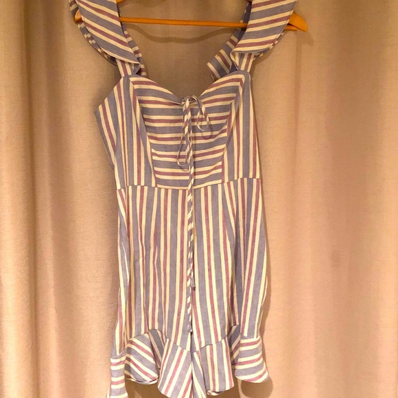 BCBGMaxAzria Pants - 🌸BCBG Nautical Striped Romper NWT